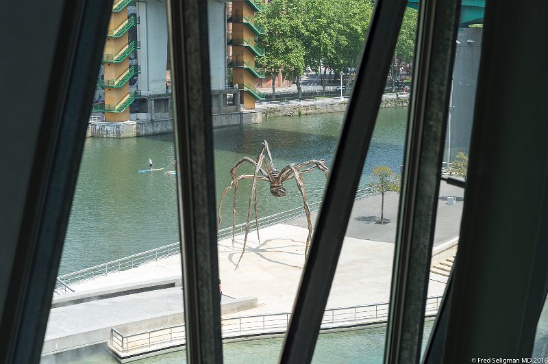 20160603_145948 D4S.jpg - Crouching Spider (Maman, 1999 by Louise Bourgeois.  (Similar pieces at the Tate in London and National Gallery of Canada in Ottawa) seen from inside